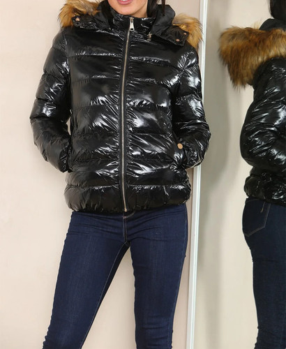 Women puffer coat - puffer, look