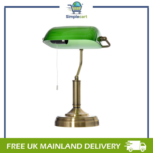 Banker table lamp antique - lamp,