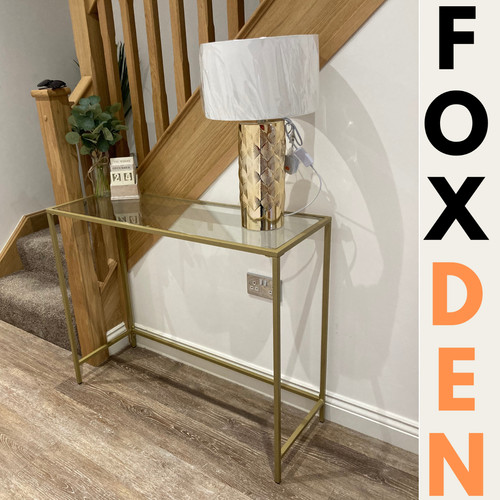 Modern slim gold - console, table