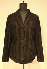 Oska brown black corduroy lagenlook quirky arty jacket blazer size II EUC
