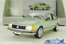 OPEL MONZA CAR MODEL VAUXHALL ROYALE COUPE GREEN 1:43 SCHUCO DEALER ISSUE T3