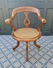 Victorian walnut Captain's