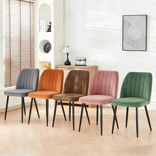 2/4X Dining Chairs Padded Seat