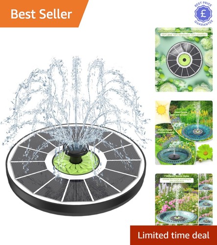 Outdoor solar fountain with - outdoor,