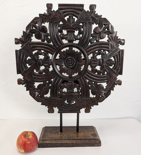 Vintage carved wooden - vintage,