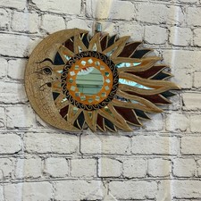 Gold Full Moon Mosaic Tile