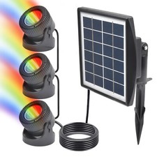 Solar Powered Pond Lights 3 IN