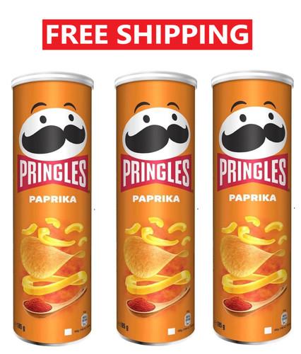 Pringles paprika crisps - x3,