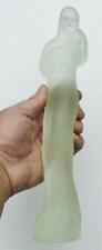 Art Deco Frosted Glass Madonna & Child Figure Scandanavian or Leerdam works 30cm
