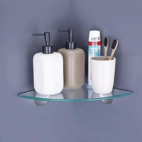 Clear glass corner bathroom - corner,