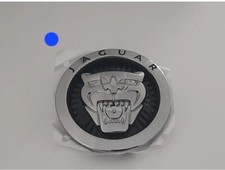 NEW GENUINE JAGUAR 85mm BLACK GRILLE BADGE XF XJ F-TYPE F-PACE XE ( MEASURE )
