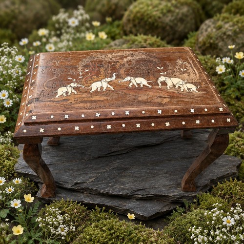Vintage anglo indian inlaid - anglo-indian,