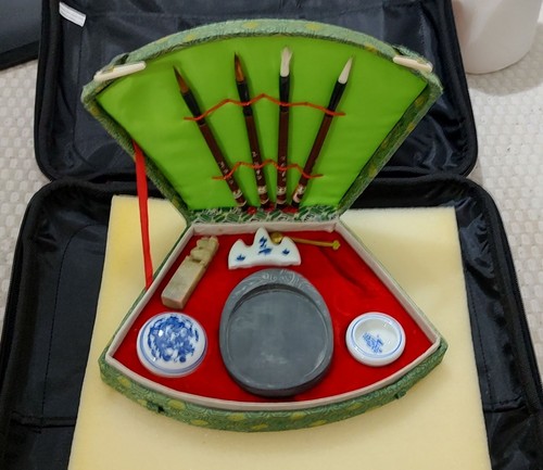 Calligraphy set oriental - calligraphy,