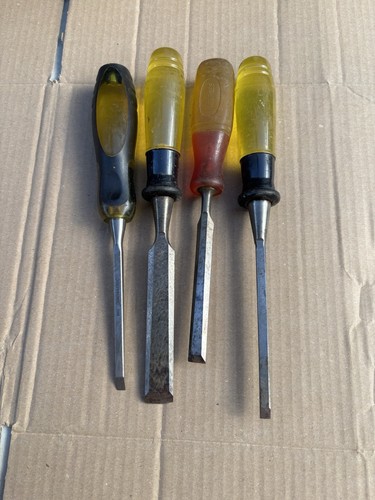 Job lot used wood - wood, chisels
