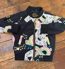 Mini rodini musical notes bomber Jacket 104/110