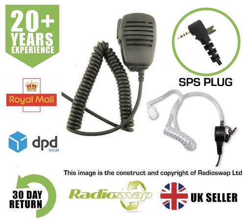 Speaker mic covert earpiece - speaker,
