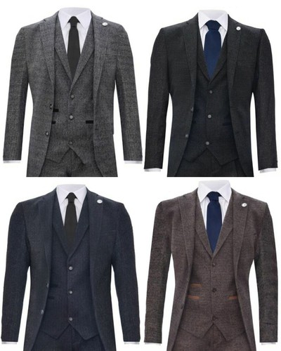 Mens piece tweed suit - mens,