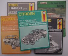 Classic Car Workshop Manual Multi-Listing