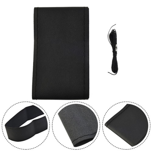 Classic black leather car - leather,