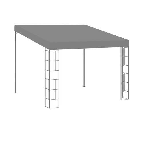 Gazebo 3x3 cream polyester - gazebo,
