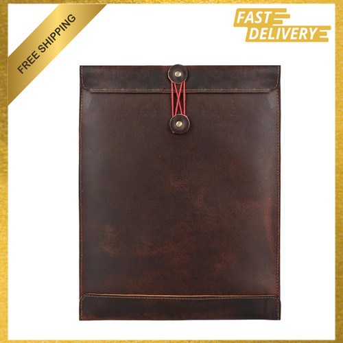 Leather mailing envelope - leather,