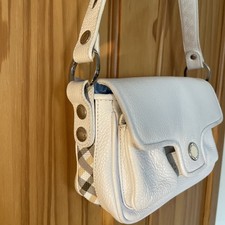 Aquascutum White Leather  Bag