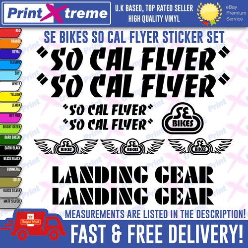 Cal flyer bmx - flyer, decals