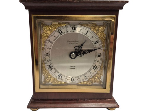 Vintage elliott mantel clock - mantel,