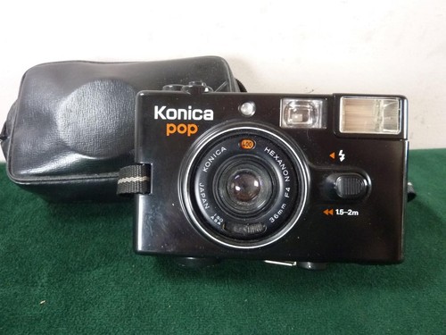 Konica pop 35mm camera hexanon - pop,