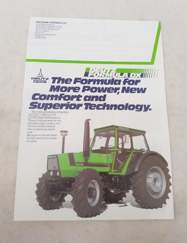 Deutz fahr formula tractor - fahr,