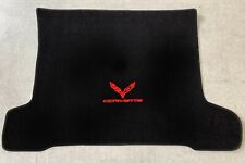 Car Luggage Mat Corvette C7 Coupe Red Nubuckband Velvet