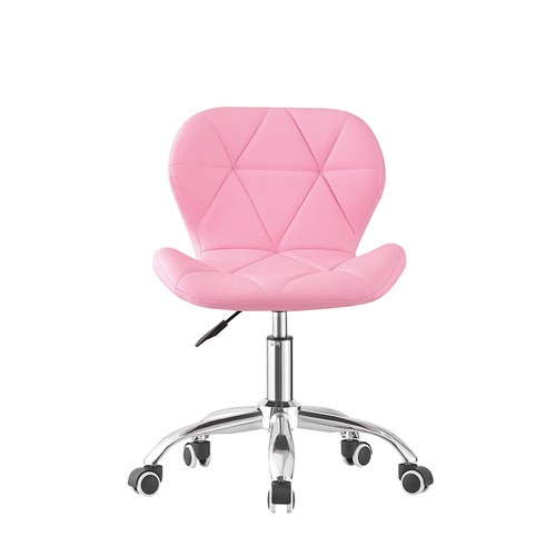 Leather cushioned chair - leather,