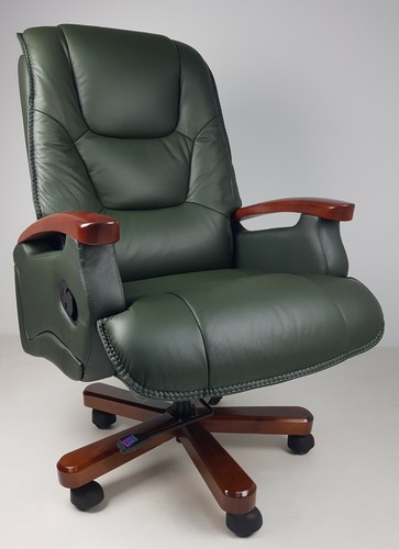 Genuine leather full recliner - full,