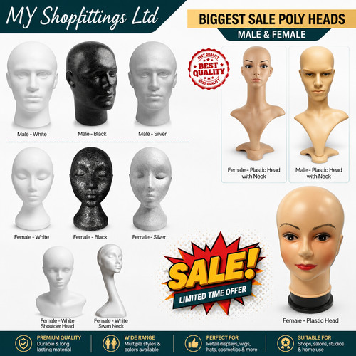 Mannequin display head - display,