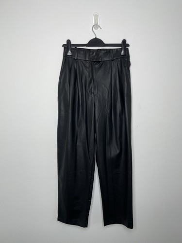 High waisted leather - h&m,