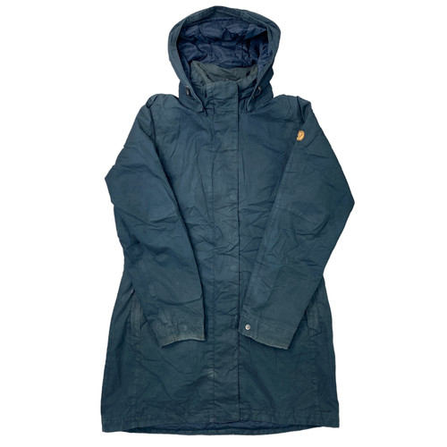 Fjallraven blue parka coat - fjallraven,