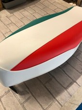 Vespa VLB VBB GS Style Bench Seat in Italian Flag 003127