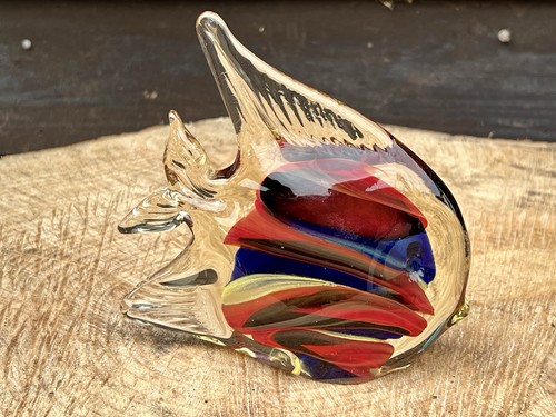 Murano style tropical fish art - murano,