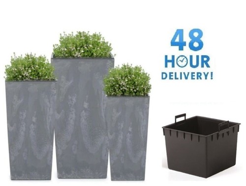 Tall planter plant pot square - plant,