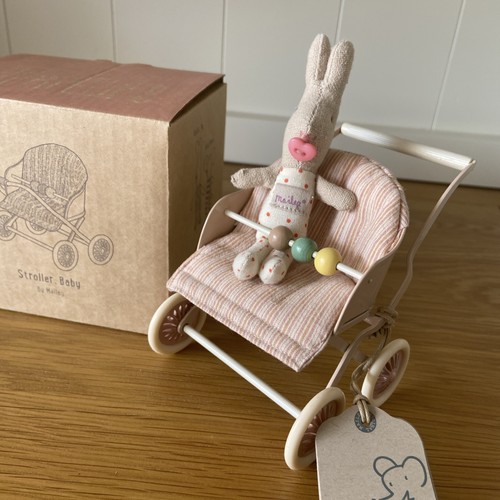 Maileg rose stroller and - stroller,