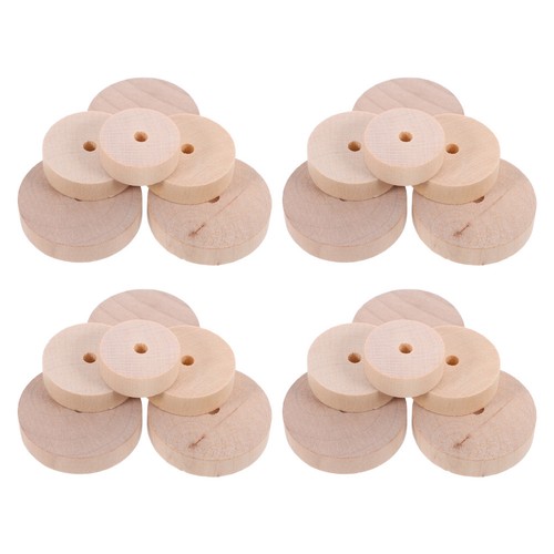 30pcs durable wooden - 30pcs, wheels