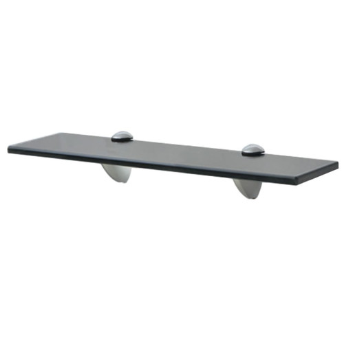 Floating glass wall shelf - wall,