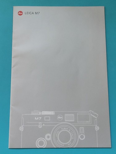 Leica camera brochure - leica, m7