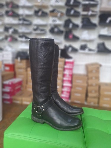 Women frye boots black leather - women,