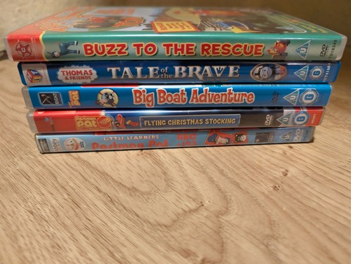 Kids dvds thomas the tank - 5x,