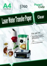 Water Slide Decal Paper A4 LASER Waterslide Transfer Paper