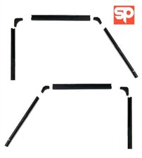 Pair Front Door Window Channel Plastic Spacers Kits for Land Rover Defender