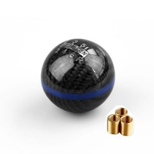 Mugen Carbon Fibre 6 Speed Blue Line Gear Knob for Civic Type R Si EP3 FK8 FK2