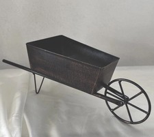 Mini Wheelbarrow Planter Black