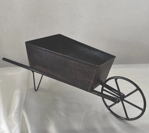 Mini wheelbarrow planter - mini, black